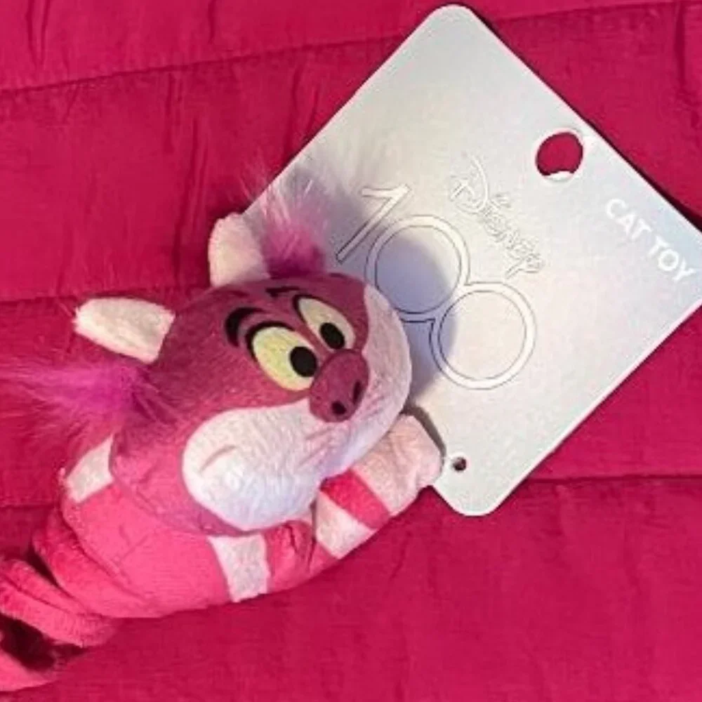 BRAND NEW ~ NWT ~ DISNEY 100 ~ ALICE IN WONDERLAND ~ CHESHIRE CAT ~ COIL CAT TOY